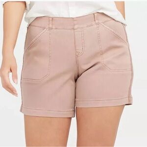 SPANX Mauve Pink 6" Twill
Stretch Pull On Shorts size XS